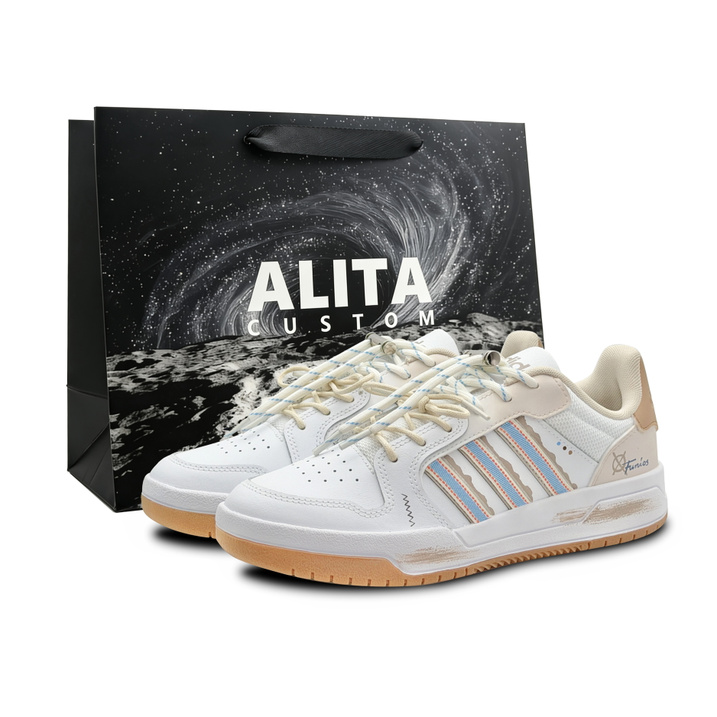[Custom Sneakers] adidas ENTRAP Sea Breeze Chronicle Gift Bag Street Retro Trendy Versatile Commute Youthful College Couple Sports Double Laces Anti-Slip Wear-Resistant Breathable Skate Shoes Unisex