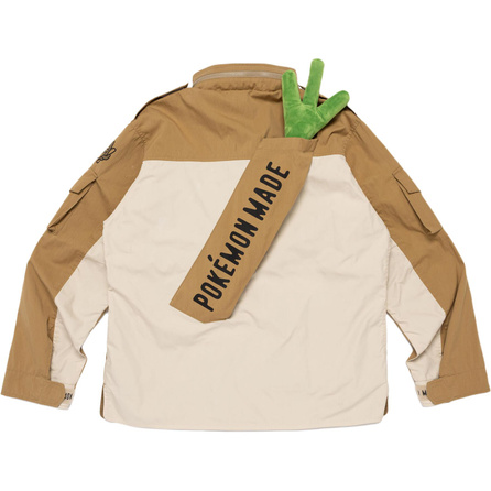 HUMAN MADE × Pokémon Collaboration SS26 Heart Embroidery Leek Toy Multi-Pocket Work Jacket Unisex