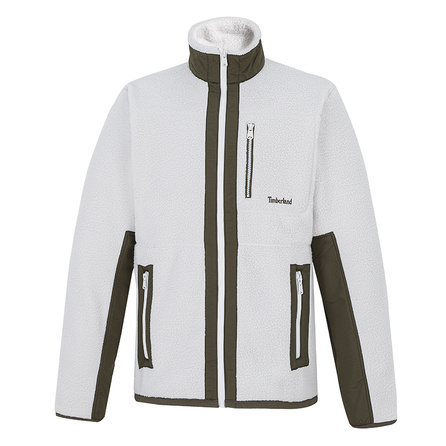 Timberland Velvet-feel Coat Men's White Sand