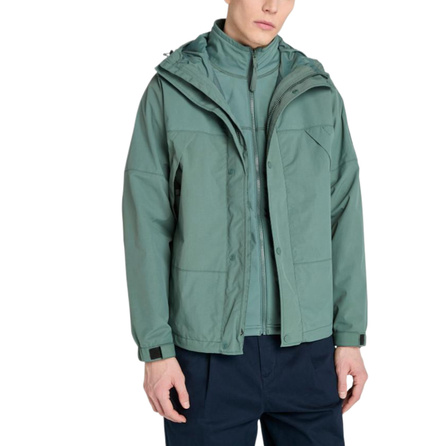 Timberland Winnick Solid Color Zipper Hooded Waterproof Jacket Men's