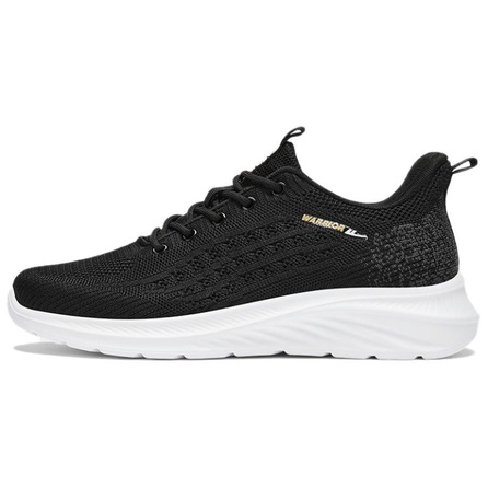 Warrior Mesh Soft Sole Sport Fashion Dad Shoes Work Lightweight Breathable Low-Top Casual Running Shoes Men's