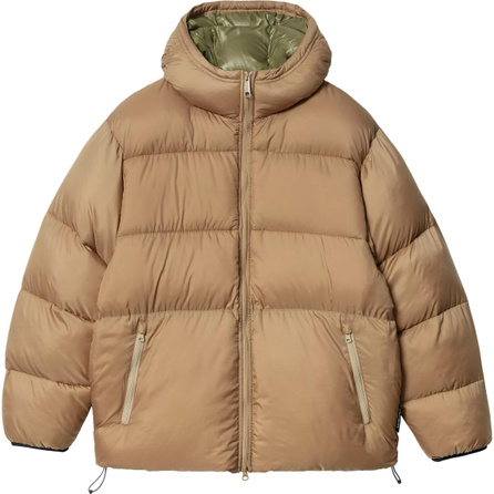 Carhartt WIP FW24 Toronto Jacket Flag Label Adjustable Hem Hooded Jacket Unisex Peanut