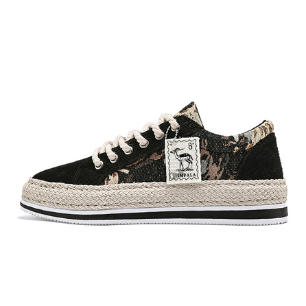 PLAY COBBLER Fashion Trendy Versatile Comfortable Simple Slip-Resistant Breathable Low-Top Canvas Shoes Men's