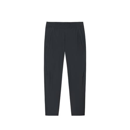 Anta Champion All-Day Series Comfort Simple Solid Color Mid-Rise Straight Leg Casual Pants Men's Basic Black