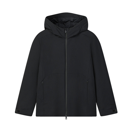 FILA BLUE Simple Classic Casual Light Business Comfortable Warm Hooded Padded Jacket Men's