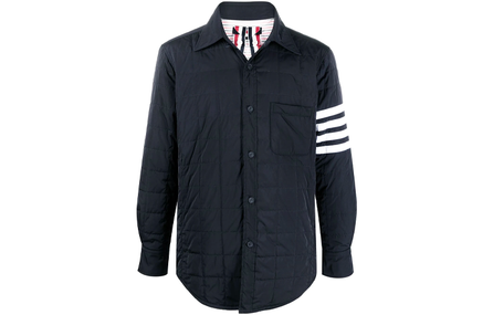 THOM BROWNE 4 Bar Stripe Shirt Jacket
