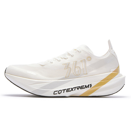 361° Li Feng SL Medal Competitive Training Marathon Race Physical Test Exam Sports Non-Plate Cushioning Wear-Resistant Breathable Low-Top Running Shoes Unisex Crown Gold