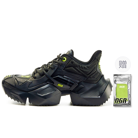 OGR Mecha Classic 2.0 Collection Low-Top Chunky Sneakers Unisex Hard Core Black