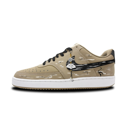 Custom Sneakers Nike Air Force 1 Cloud Crane Maillard Retro Street Mocha Versatile Campus Style Lightweight Breathable Anti-Slip Low-Top Skate Shoes Unisex Khaki