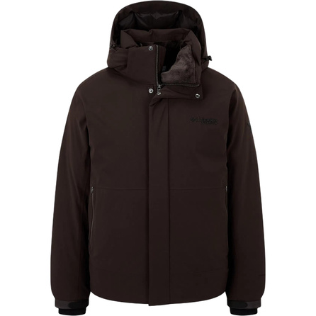 Columbia Embroidered Logo Hooded Zipper Long-Sleeve Short Puffer Jacket Men's
