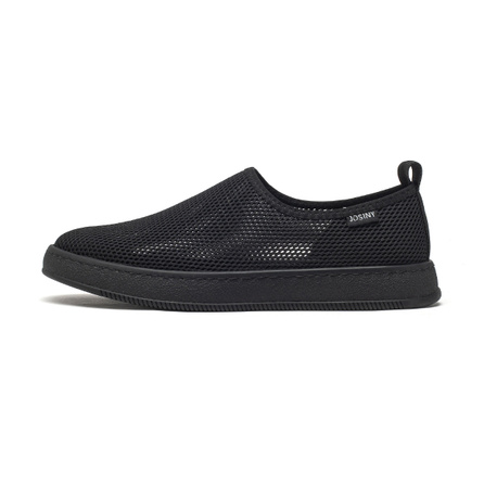 Josiny Comfortable Simple Daily Commute Versatile Low-Top Casual Shoes Men's Black