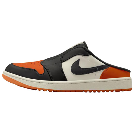 Jordan Air Jordan 1 Comfort Versatile Slip & Wear-Resistant Low-Top Golf Shoes Men's Black White