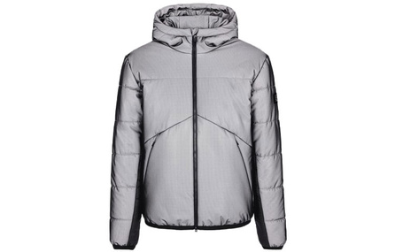 EMPORIO ARMANI EA7 Puffer Jacket Men's Gray