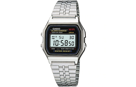 CASIO Unisex YOUTH Black Watch A159WA-N1D
