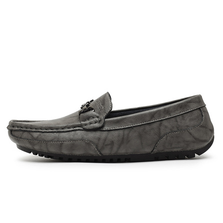 G.N.SHIJIA Cow Split Leather British Business Fashion Commute Trend Soft Sole Slip-On Casual Shoes Men's