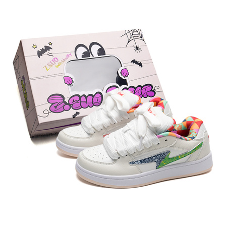 Z.SUO Slip-Resistant Water-Resistant Cushioning Low-Top Skateboard Shoes Unisex Box Included