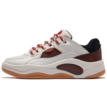 Erke 'Impression Panda 5.0' Trendy Retro Comfortable Versatile Wear-Resistant Slip-Resistant Low-Top Board Shoes Men's Gray Brown