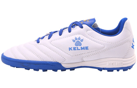 KELME Soccer Shoes Unisex Low-Top White Royal Blue