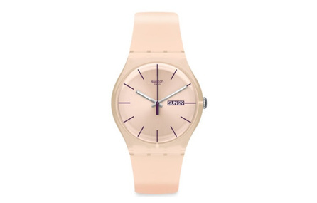 SWATCH Unisex 41mm Pink Watch SUOT700