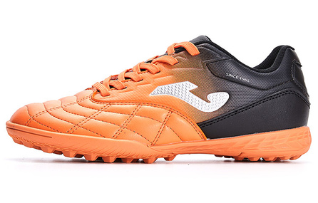 Joma Wear-Resistant Slip-Resistant Mid-Top Kids' Soccer Shoes Orange Black Kids'