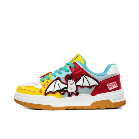 KFT Devil Collection Anti-Slip Wear-Resistant Low-Top Skateboard Shoes Unisex