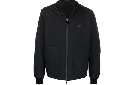 EMPORIO ARMANI Logo Plaque Bomber Jacket