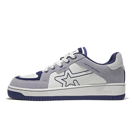 RIPSTAR UPTOWN Series Future Dust Thick Sole Retro Trendy Fashion Versatile College Casual Cushioning Supportive Platform Wear-Resistant Breathable Anti-Slip Low-Top Sneakers Unisex Future Dusk