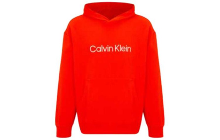 CALVIN KLEIN Simple Collection Sweatshirt Men's Copper Orange