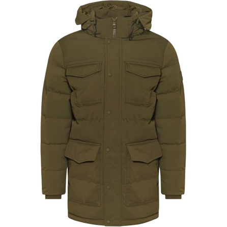 Tommy Hilfiger Zippered Long Padded Puffer Coat Men's