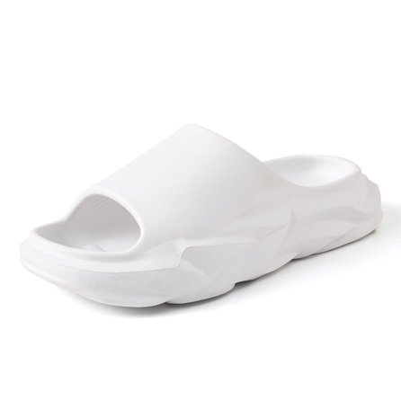 Jeep Simple Fashion Versatile EVA Flip Flops Unisex White
