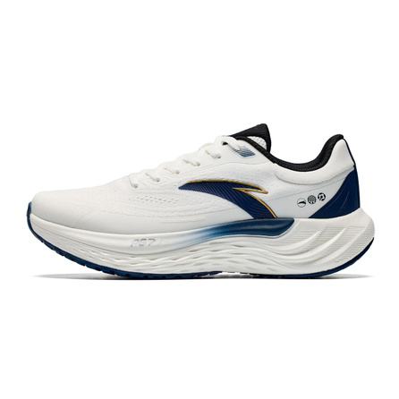 Anta Travel Step PG7 Cushioned Jogging Breathable Sports Low-Top Casual City Commute Running Shoes Men's Paper White New Ink Blue