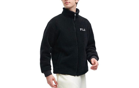 FILA Velvet Jackets Unisex Black