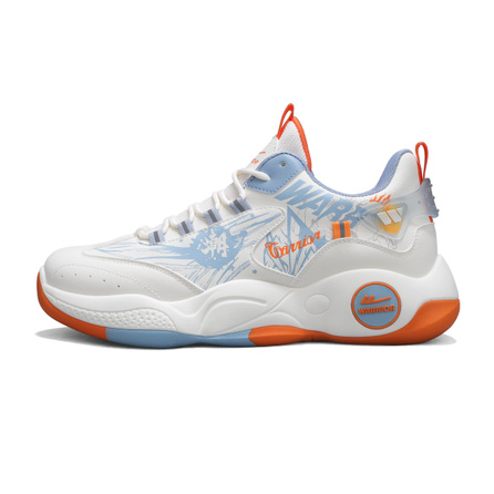 Warrior Year of the Horse Limited Edition Fashion Trendy Large Logo Classic Retro Cement Buster Student Practical Wrap Support Ankle Protection Wear-Resistant Height-Increasing Commute Casual Synthetic Leather Low-Top Basketball Shoes Men's