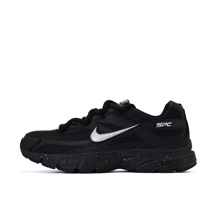 Custom SneakersNike Initiator Silver Wing Pulse Comfortable Versatile Retro Trendy Mesh Cushioning Wear-Resistant Anti-Slip Low-Top Casual City Commute Sprint Training Marathon Running Shoes Unisex Black