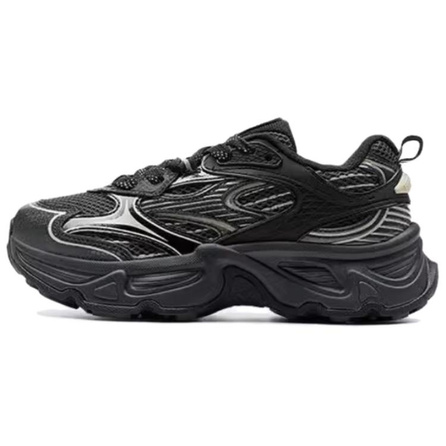 Xtep Meili 3.0 Versatile Comfortable Cushioned Slip-Resistant Breathable Low-Top Dad Shoes Men's Black