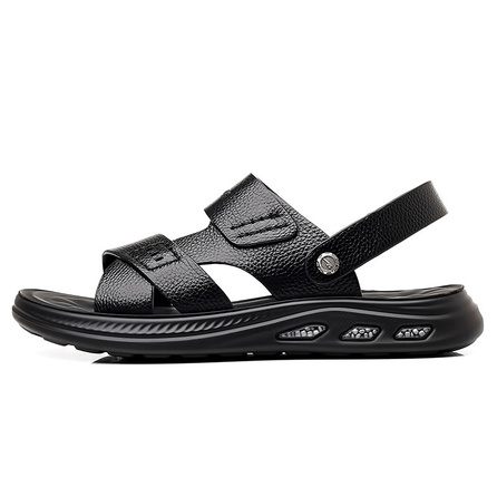 Warrior Sandals Two-Way Genuine Leather Lightweight Soft Sole Beach Shoes Men's