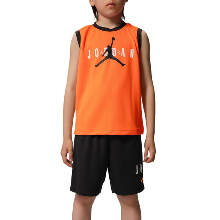 Jordan Casual Sportswear Set SS26 Quick-Dry Solid Color Sleeveless Pullover 2-Piece Set Kids'