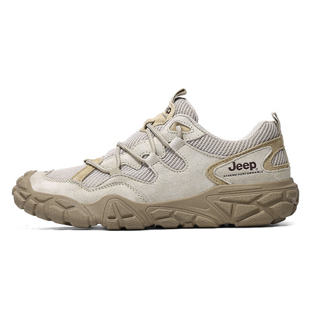 Jeep Fabric Comfortable Dry Breathable Low-Top Hiking Shoes Unisex