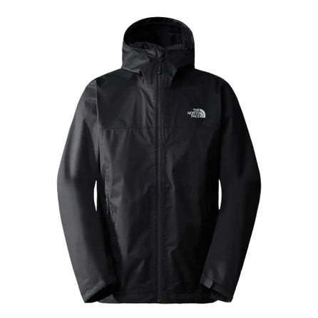THE NORTH FACE Dryvent Fornet Hooded Simple Windproof Breathable Waterproof Zipper Long Sleeve Jacket Men's Black