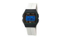 CASIO Custom Series Green Resin Case F-91WM-3A Custom 'Sugar Frost Hacker' Quartz Movement Stainless Steel Band Japanese Korean Watch Men's Black Dial Голубое зеркало