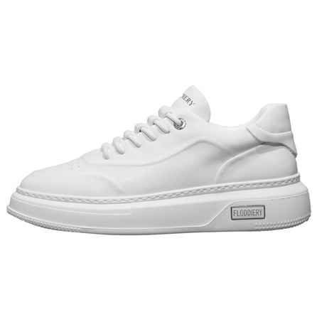 Floddiery Cushioning Wear-Resistant Low-Top Skateboard Shoes Men's White