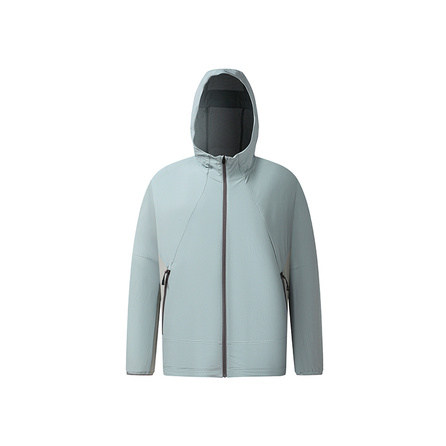 FILA FITNESS Fashion Versatile Minimalist Jacket Men's Dark Grey Green