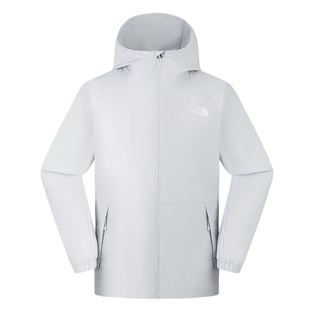 THE NORTH FACE Hooded Zip Lightweight Breathable Sun-Protective Quick-Dry Outdoor Sports Hiking Travel Windbreaker Men's