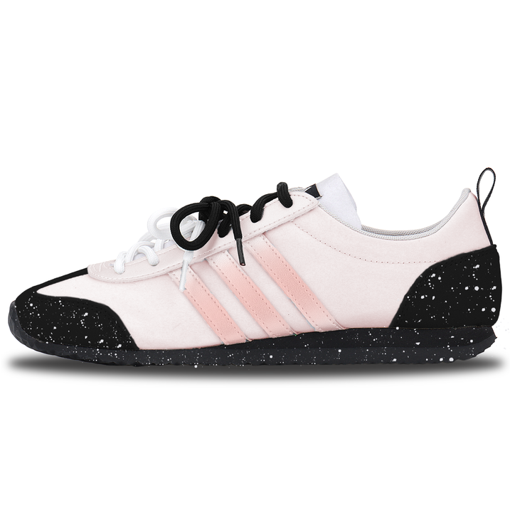 [Custom Sneakers] adidas VS JOG 2.0 Ink Crimson Light Talk Age-Reducing Girl Style Cute Sweet Double Shoelaces Spring/Summer OOTD Atmosphere Art Style Girlfriend Durable Breathable German Trainer Shoes Unisex