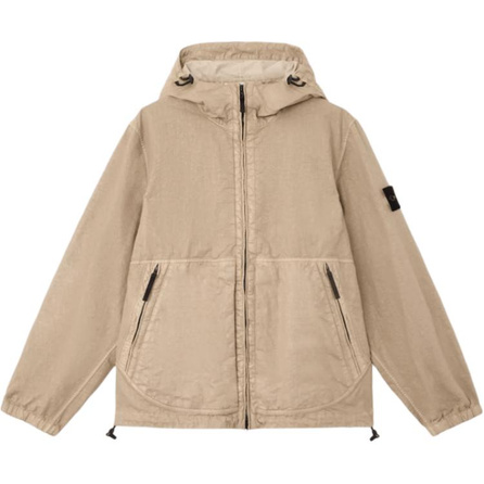 STONE ISLAND SS26 Hooded Two-Pocket Left Arm Badge Drawstring Hem Jacket Unisex