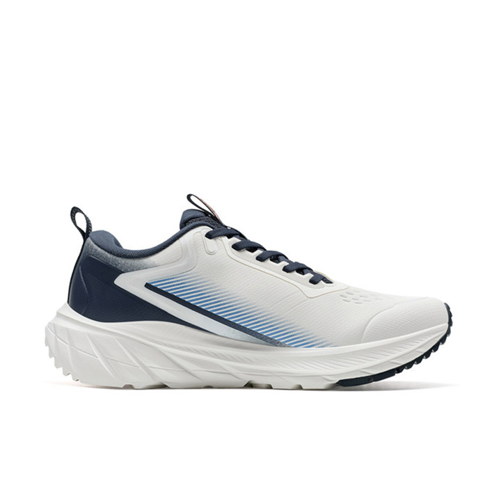 XTEP Comfortably Slip-Resistant Coverage Rebound Low-Top Casual Running Shoes Men's White Blue
