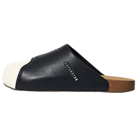 adidas Originals Adimule SUPERSTAR Comfortable Versatile Slide Sandals Unisex Black