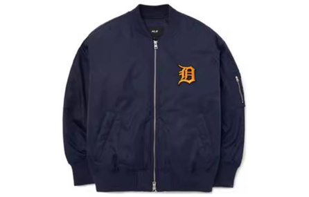 MLB Detroit Tigers Jackets Unisex Navy Blue