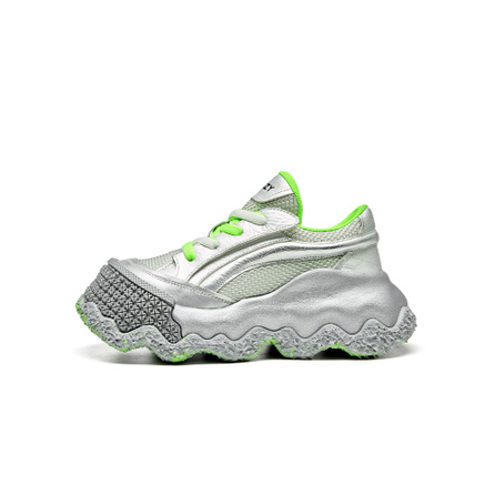 XMZY Wandering Moon Series Spring Outing Design Color-Block Casual Wear-Resistant Sweat-Absorbent Platform Low-Top Dad Shoes Unisex