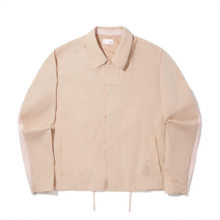 Li-Ning x INSULAiRE Collaboration Minimalist Comfortable Casual Loose Color-Block Lapel Jacket Men's